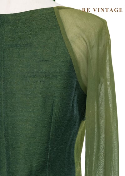 套裝上衣 - 森之呼吸。雙色拼接上衣11