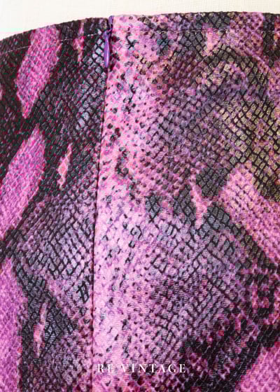 粉紅電光蛇影短裙（27"）7