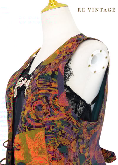 霓虹橘異象聲波迷宮背心8