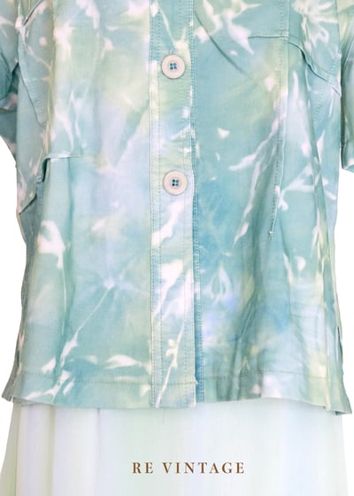 魔法特調暈染格紋上衣5