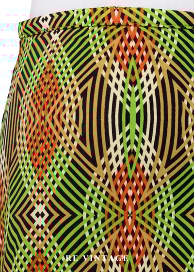 迷幻秩序幾何相撞短裙（27"）5