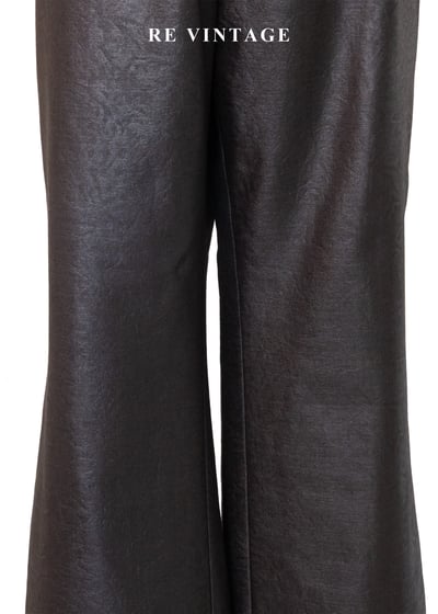 質感單品 - 深咖啡色壓紋帥長褲（28"）4