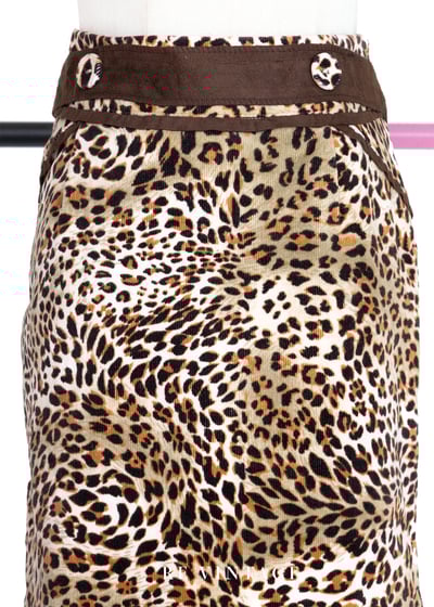 草原奔跑的小豹燈心絨短裙（26"）3