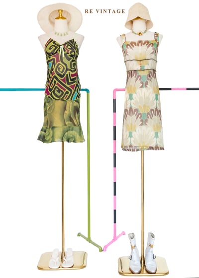 池塘玫瑰倒影短裙（23-26"）2