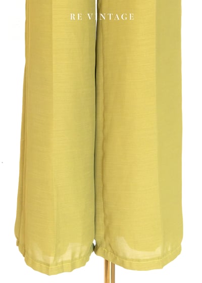 套裝長褲 -黃昏餘暉黑金刺繡背心長褲（26"）5