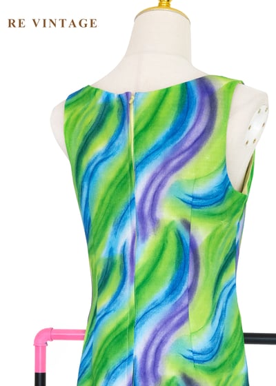 夏日維他命 - 流動撞色迷你洋裝10