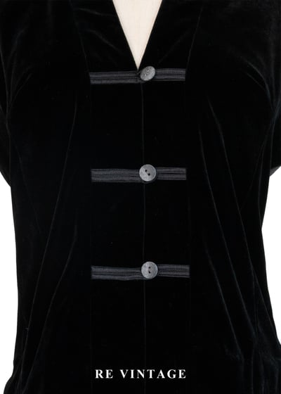 質感單品 - 東方盤扣絨布背心4