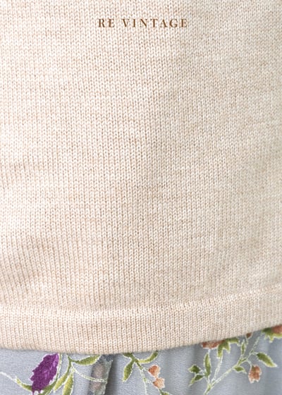 Artsy Rose 奶茶色毛料針織背心14