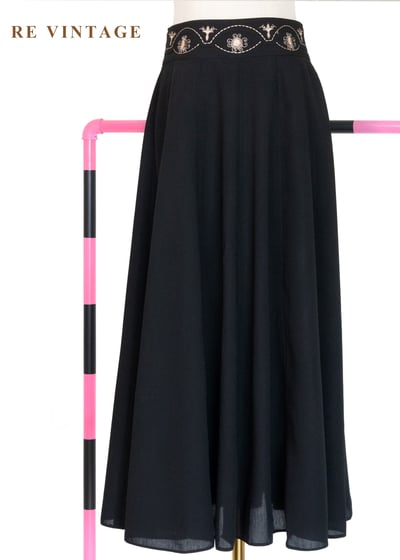 古典金光小夜曲高腰圓裙（25"）1