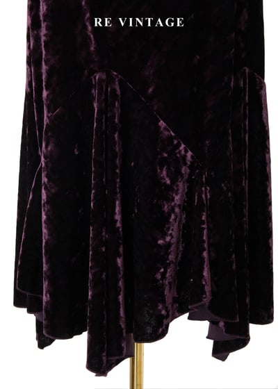 質感單品 - 優雅貴氣紫紅色抓皺絨布洋裝13