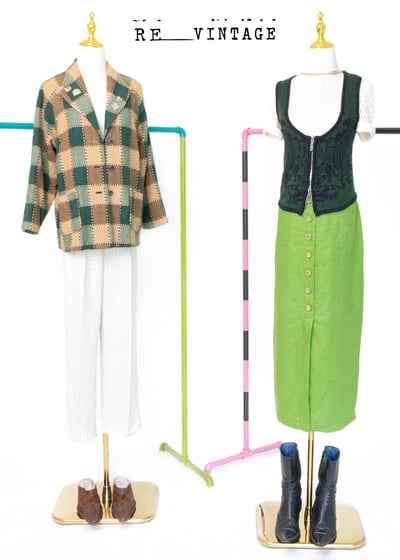 超級美の青草綠輕薄棉質長裙5