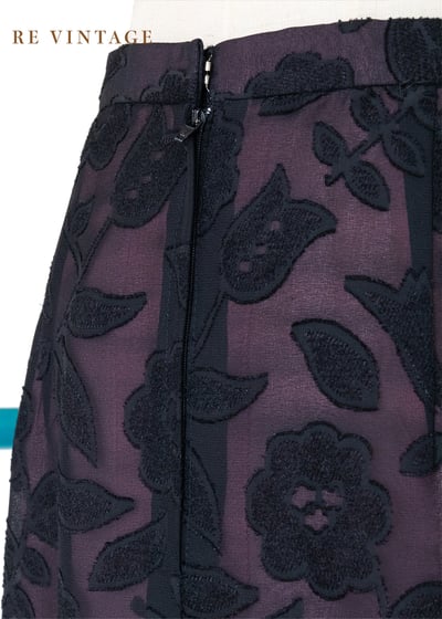 Pink Lemonade 黑色小花長裙（27"）9