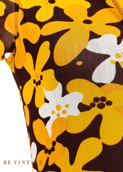 Vivid Orange 百花盛開長洋裝7