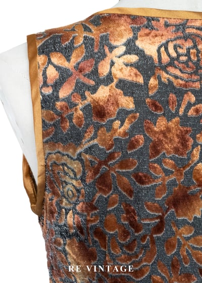 落日玫瑰 - 浮雕花絨背心10