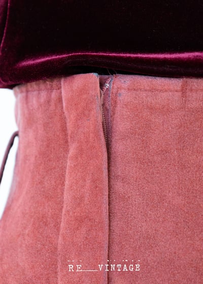 高腰暖桑椹粉哈倫褲（水蜜桃手感）8