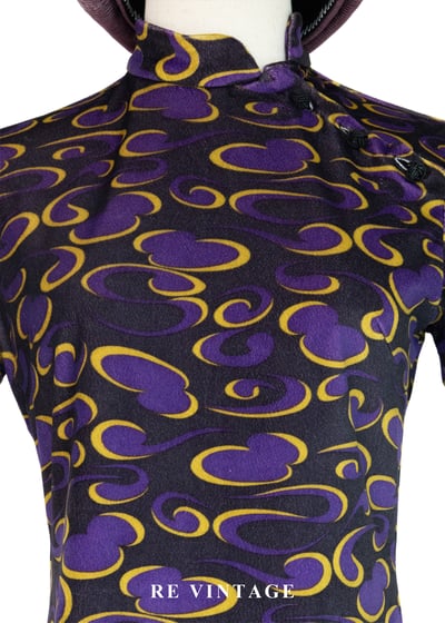 叛逆的東方娃娃迷幻頻率絨布洋裝8