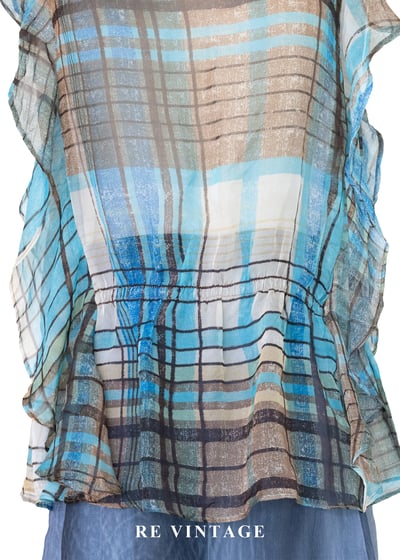 光影波浪荷葉透明系背心3