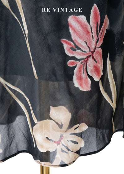 影中花雙色艷麗洋裝12