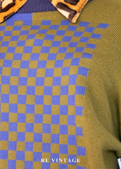 日本製 - 像素拼色小精靈針織毛衣7