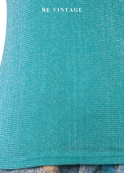 極光藍綠色閃亮貼身長袖上衣5