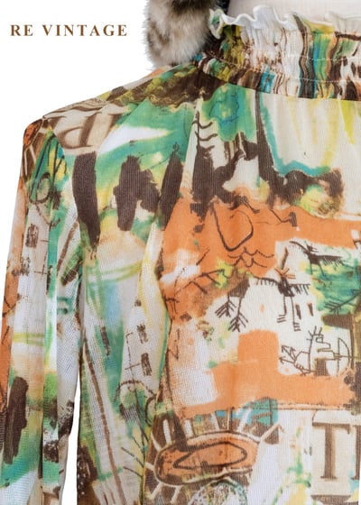 報刊的時代碎片上衣6