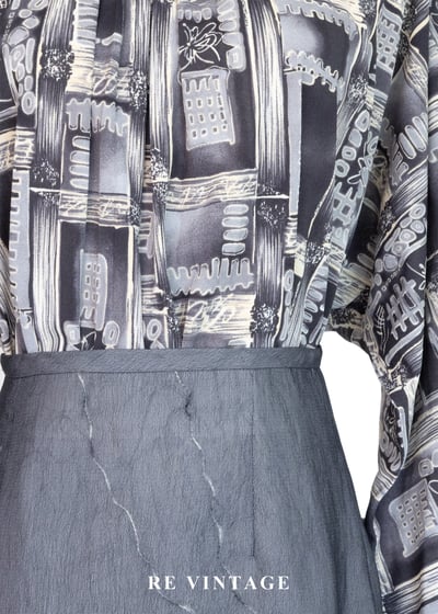 冷灰色藝術透圖飛鼠袖上衣4