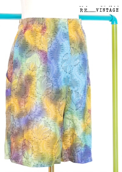 彩虹色暈染五分短褲（26"）5