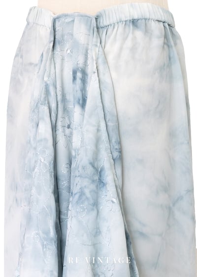 美國製 - 雲幕白花層層美裙（27-31"）10