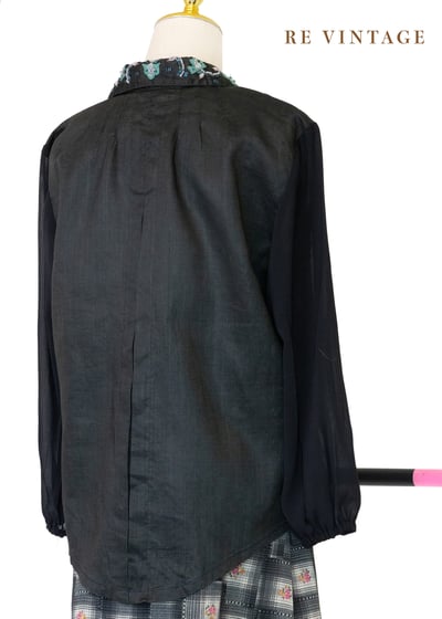 夜幕蝶園質感襯衫12