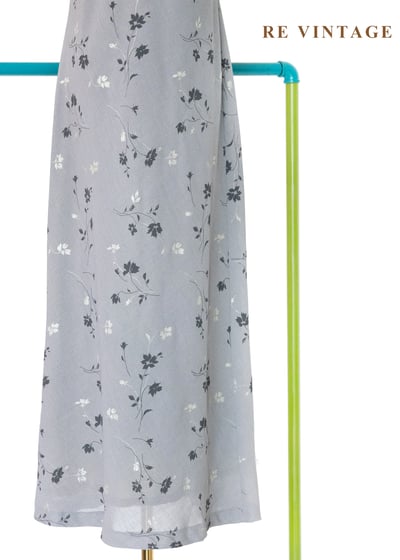 灰色調的城市花園長洋裝4