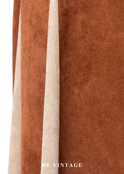 溫潤南瓜橘拼色洋裝6