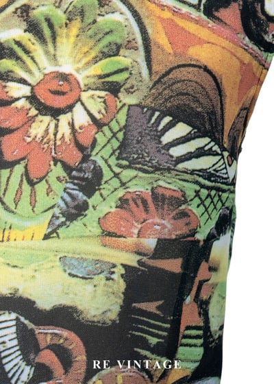 義大利製 - 中世紀滿版壁畫流蘇背心12