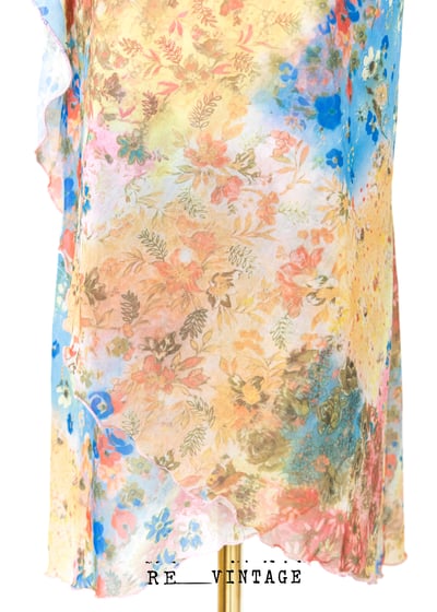 繽紛花花世界彈性中長裙4