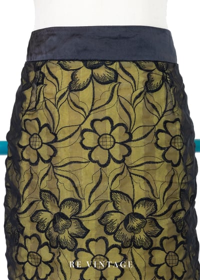 朦朧の發光小花迷你短裙（28"）3