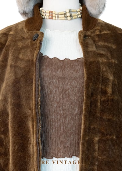 泰迪の焦糖熱可可絨布夾克外套4