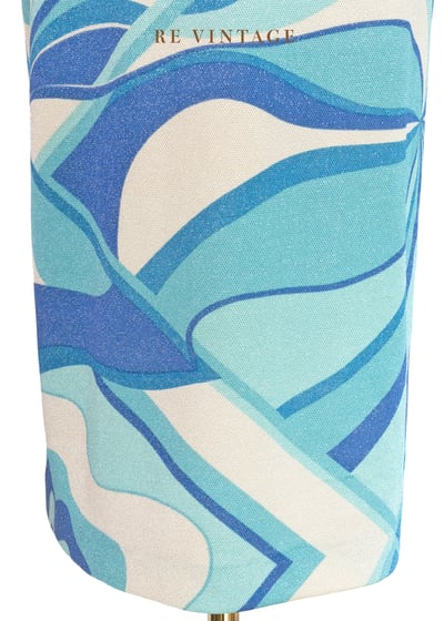 自由流動海洋波紋及膝美裙（26"）4