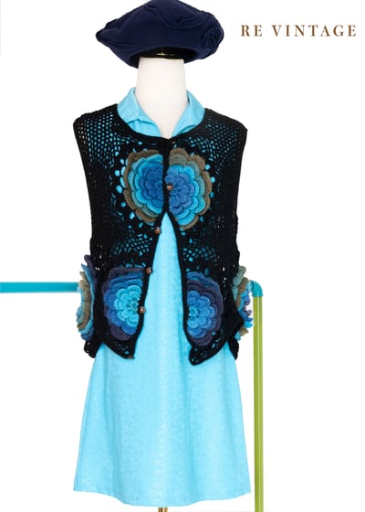 3D立體花朵針織背心14