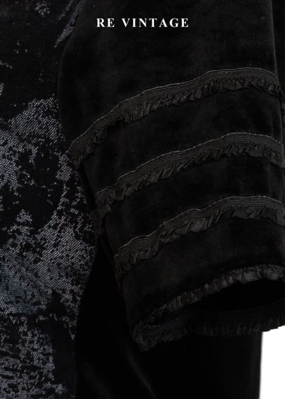 殘影美學丹寧與絨布結合上衣10