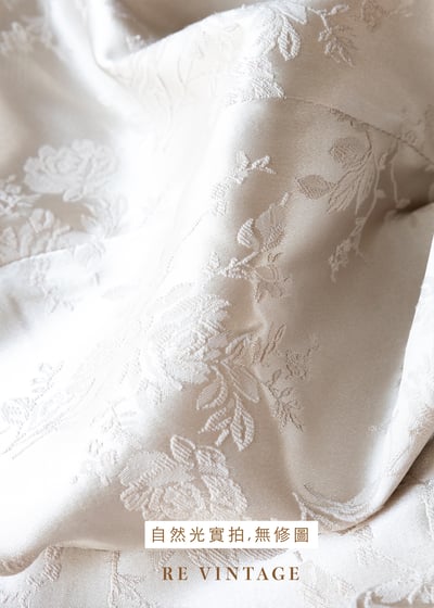 Champagne flower 緞面迷你洋裝13