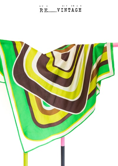 新鮮蔬果綠絲巾1