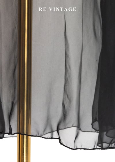 浪漫黑花園細肩帶透膚洋裝8