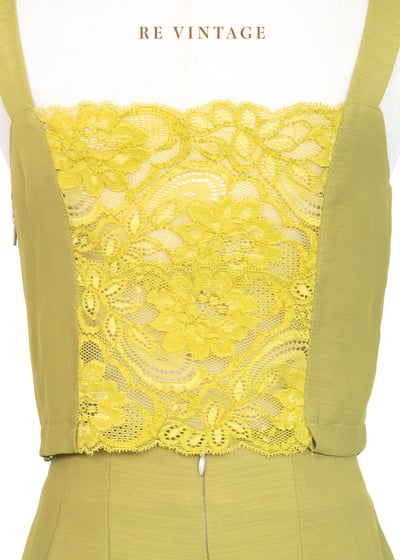 套裝背心 -黃昏餘暉黑金刺繡背心上衣10