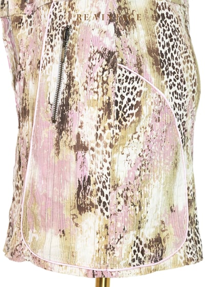 套裝短裙 - 日落柔粉豹影短裙（26-27"）7