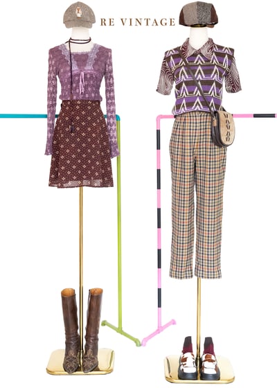 白白小山線條毛料針織背心2