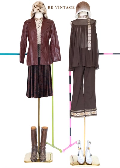 深褐流沙 - 極簡透感壓褶雪紡背心2