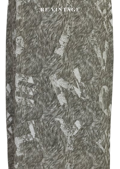塗鴉讀本迷幻字母壓印長裙（26-28"）4