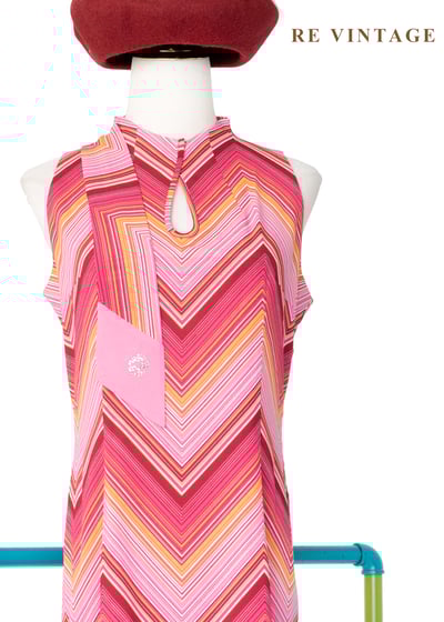 戀愛迷幻舞池鋸齒圖騰洋裝8