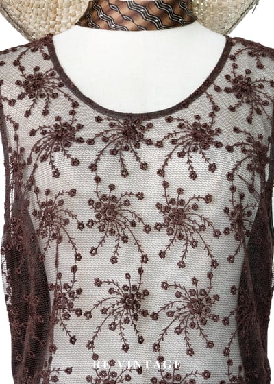 煙燻焦糖煙火圖騰透膚背心3