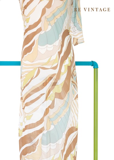 風紋與沙丘大地曲線透膚洋裝5