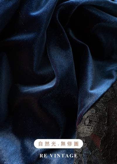  微光紅深藍蕾絲魔女長裙（28-30"）16